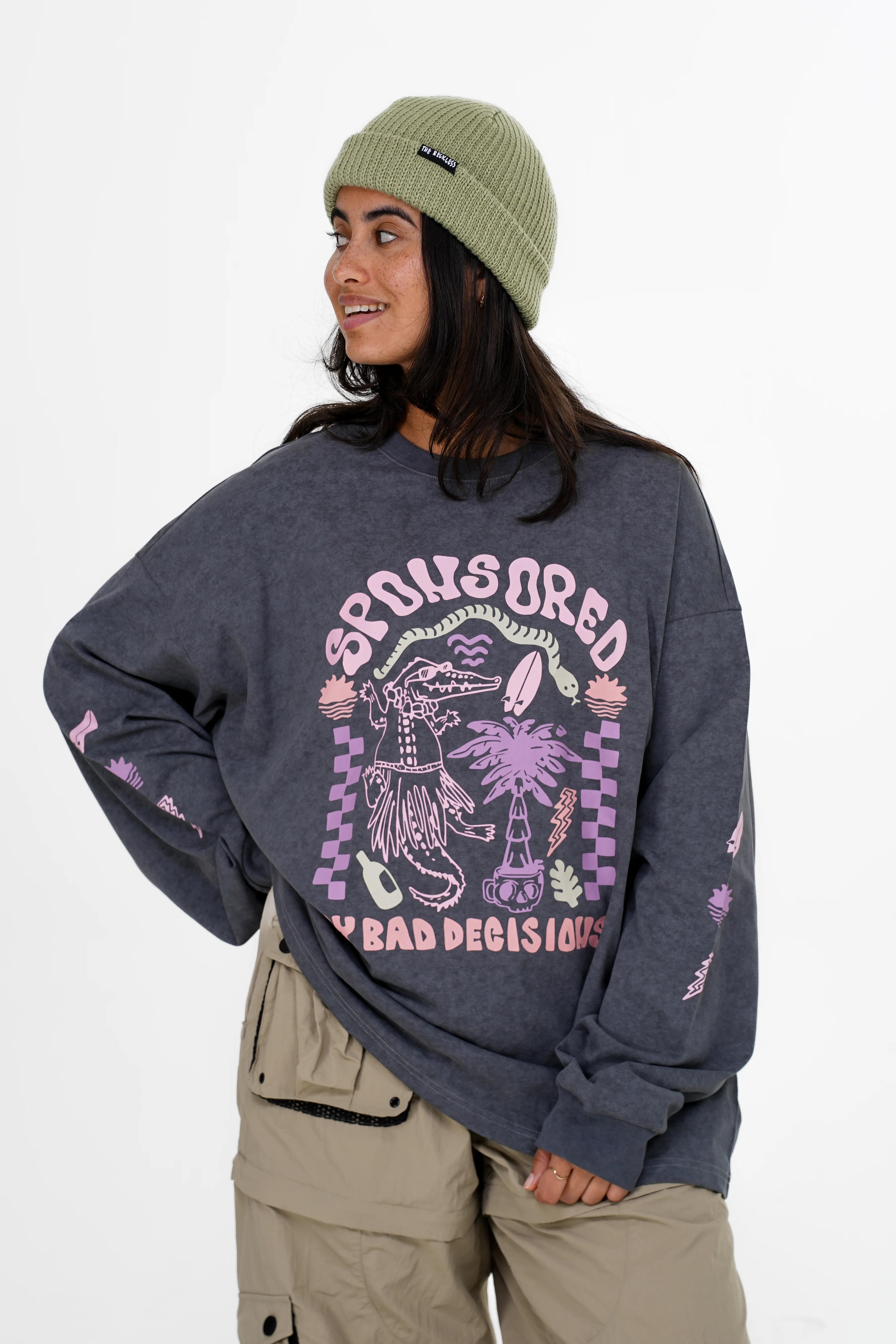 Bad Decisions Oversized Long Sleeve - Image 3