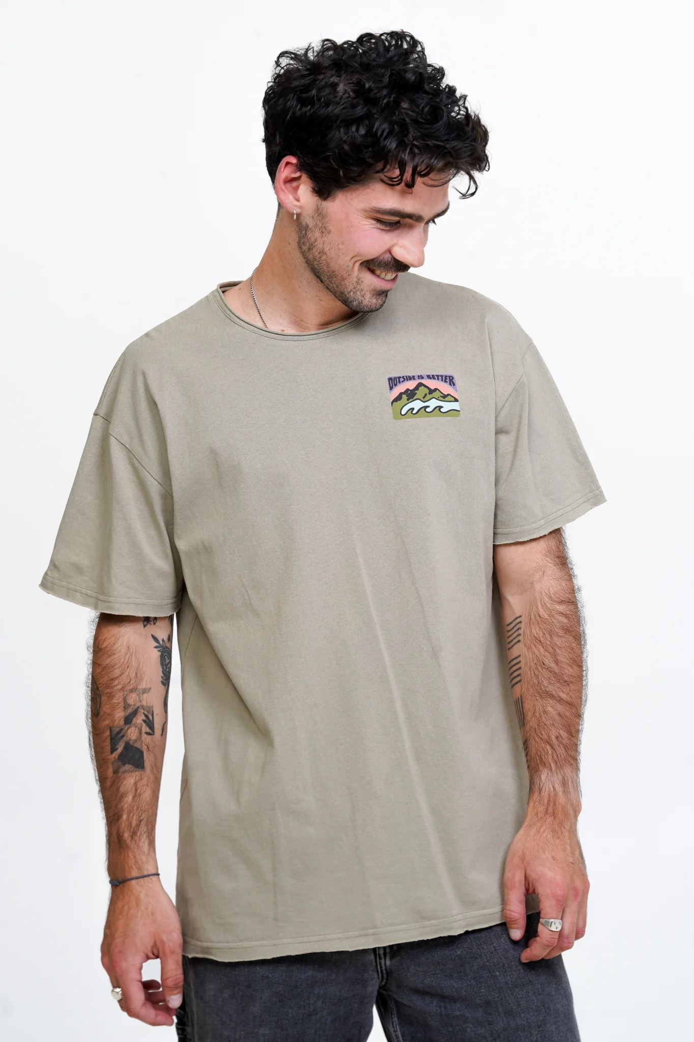 Better Outside Men's Tee - Image 4