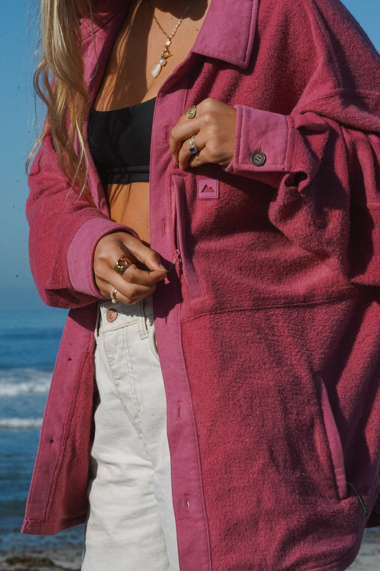 Burgundy Shacket - Image 2