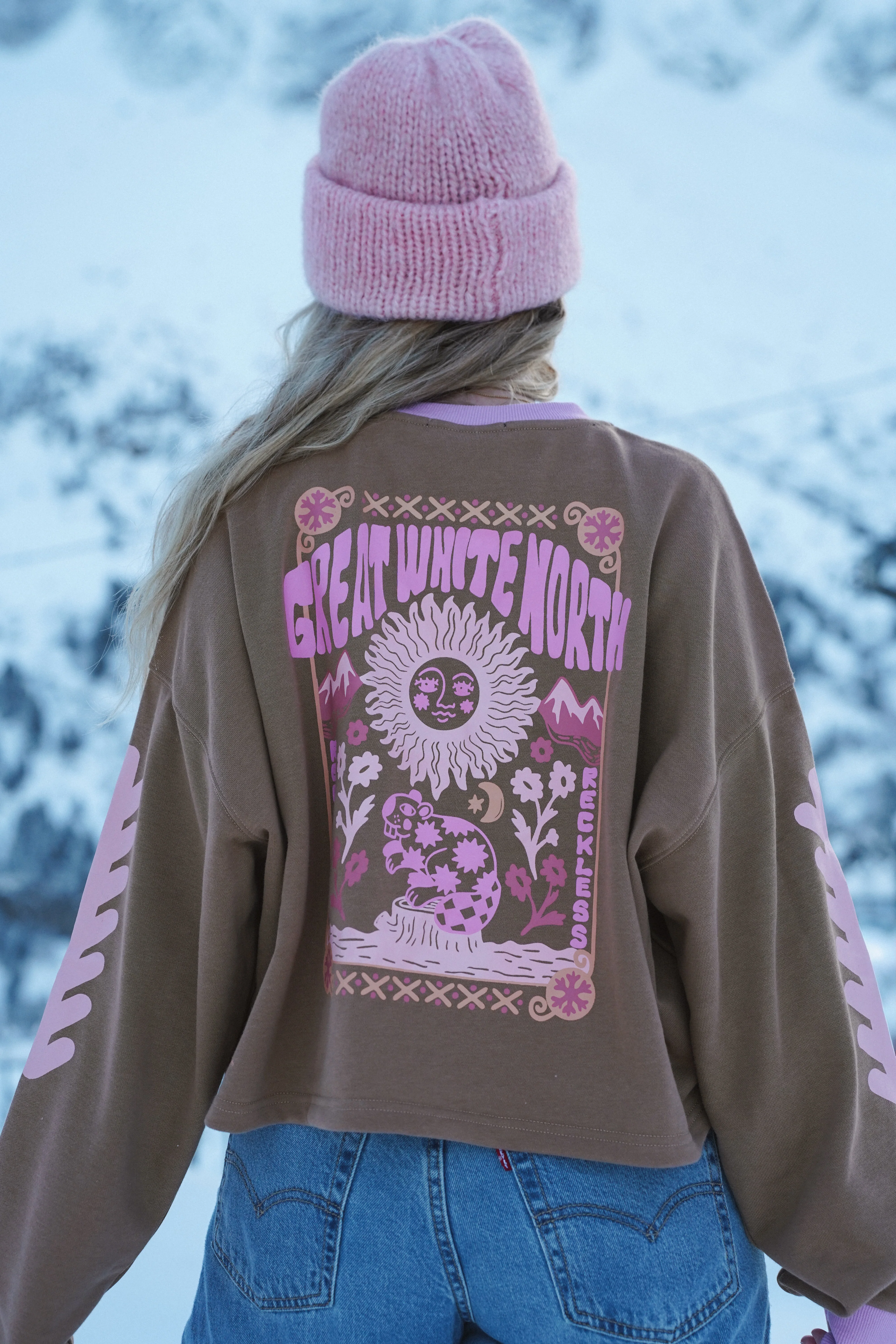 Great White North Cropped Long Sleeve (B2B) - Image 2
