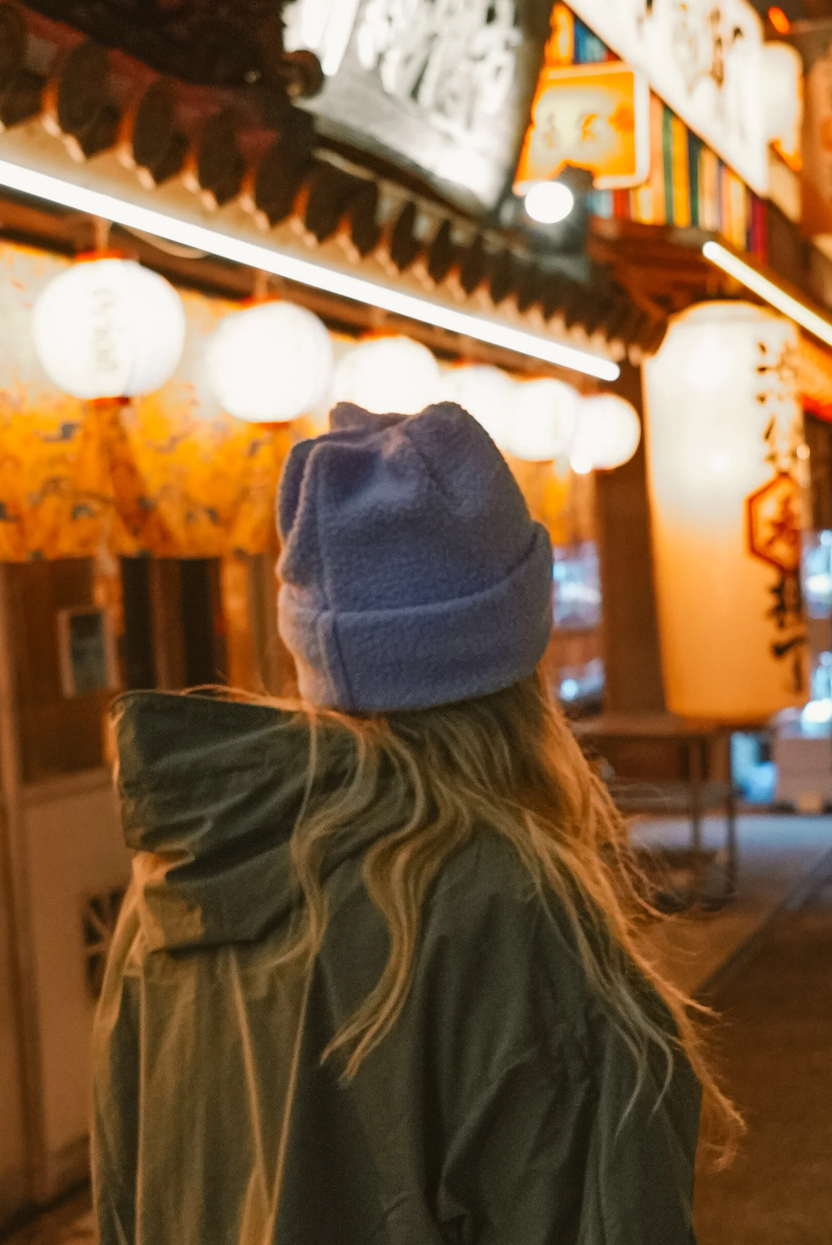 Indigo Fleece Beanie - Image 3