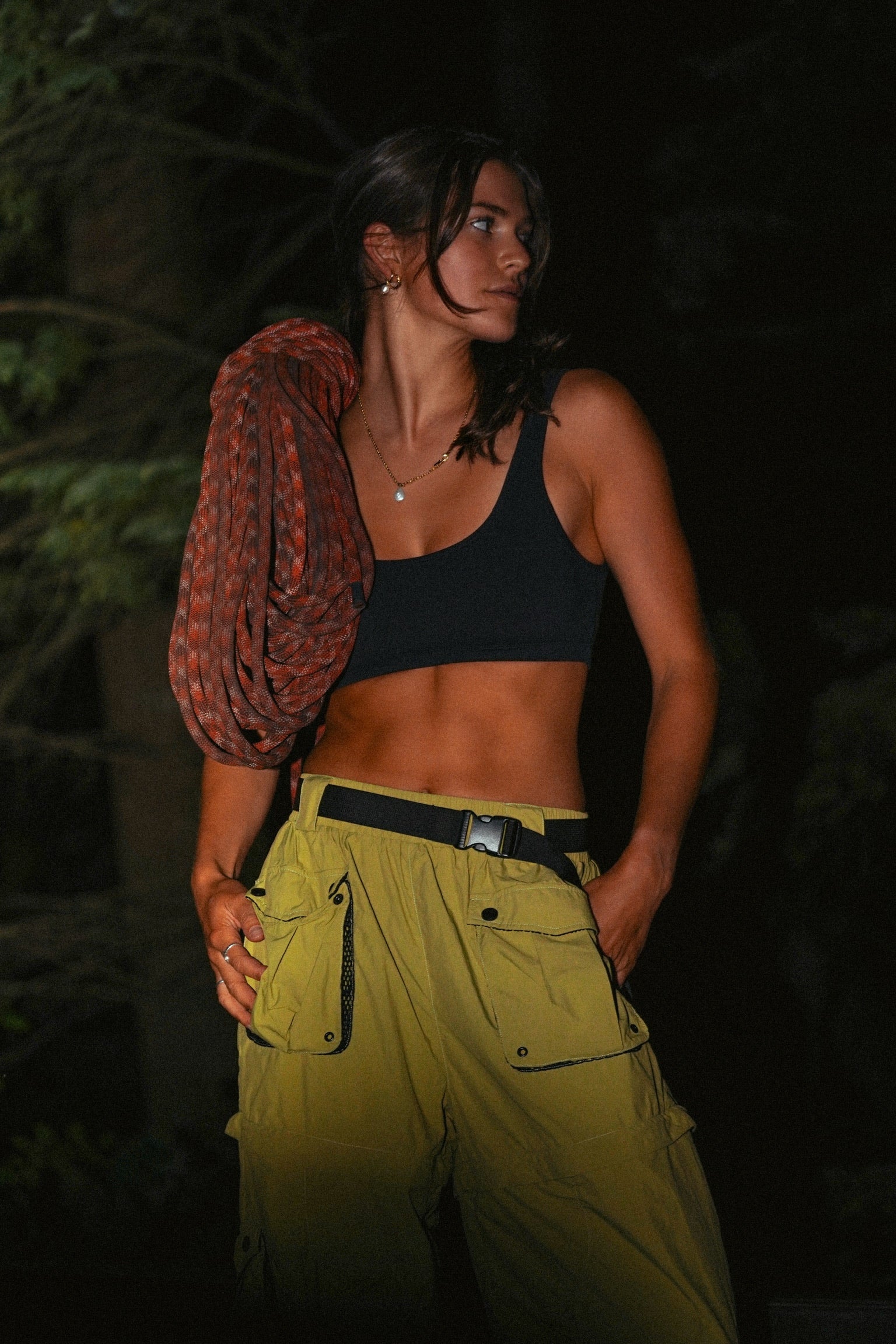 Khaki Zip-Off Pants - Image 3
