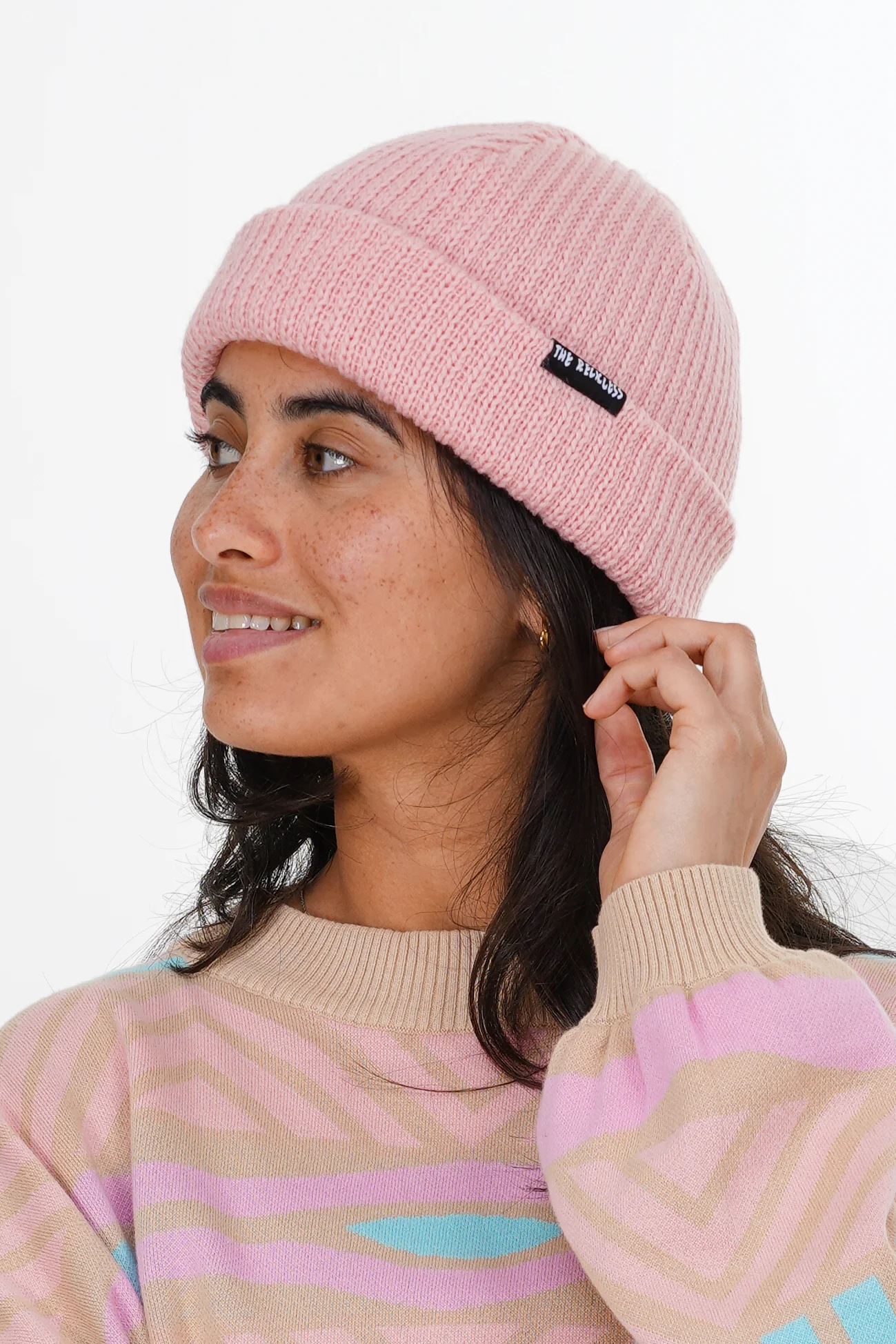 Light Pink Small Beanie - Image 2