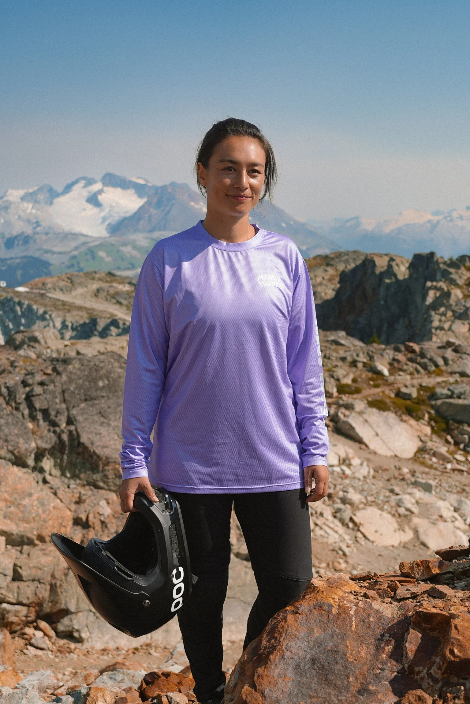 Lilac Mountain Madness MTB Long Sleeve Jersey - Image 3