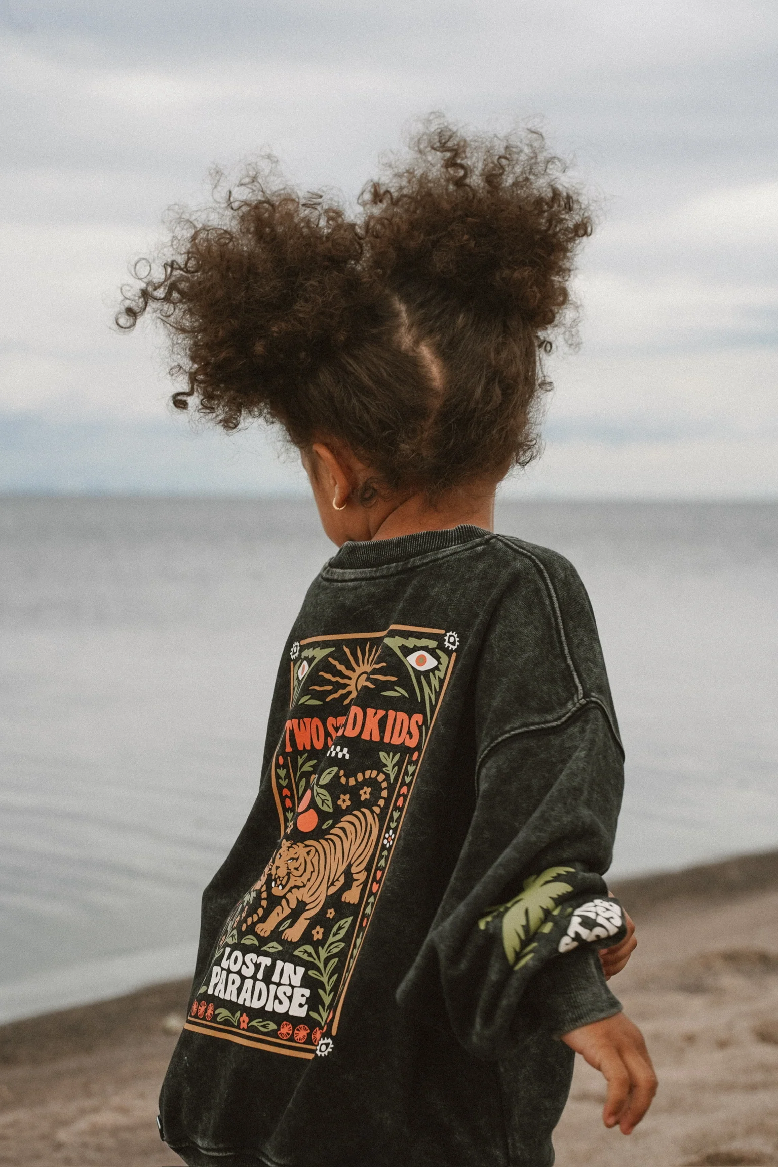 Lost in Paradise Kids Oversized Crewneck - Image 3