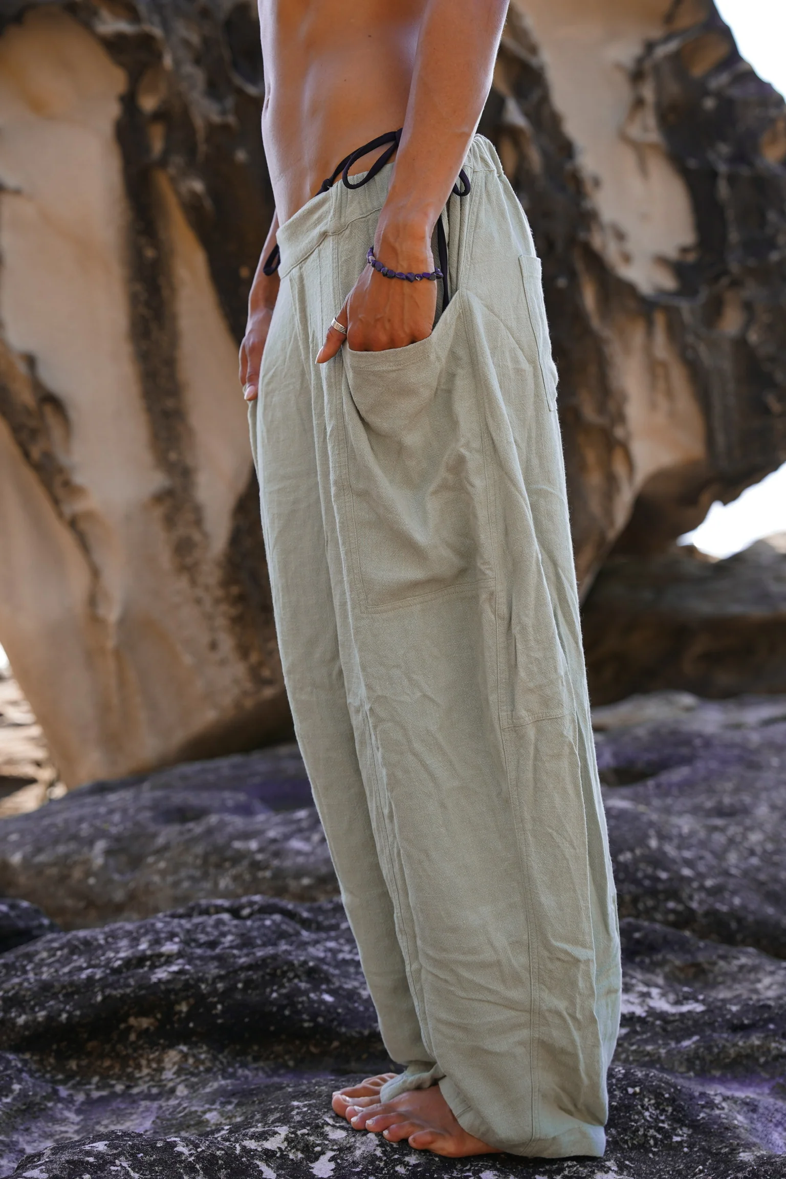 Mint Barrel Pants - Image 3
