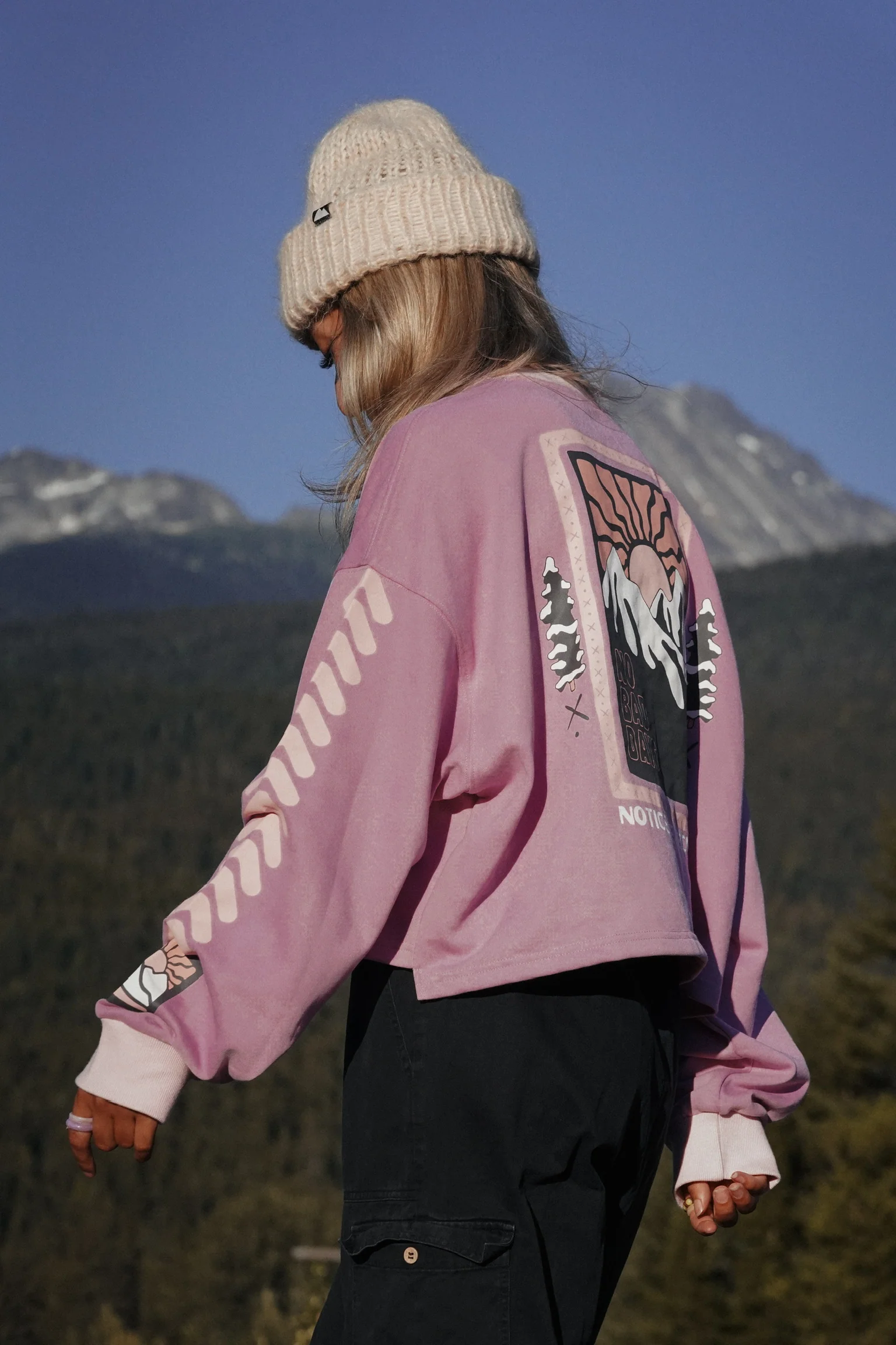 No Bad Days Cropped Long Sleeve - Image 5