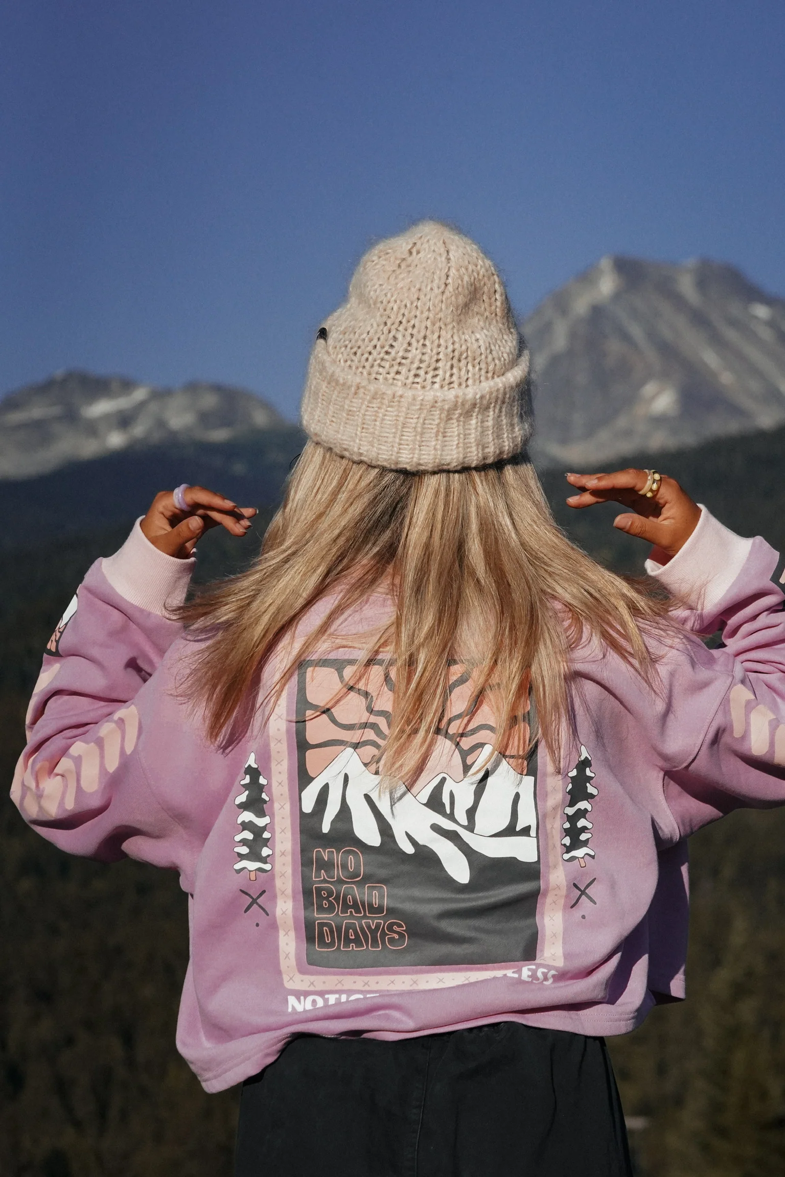No Bad Days Cropped Long Sleeve - Image 6