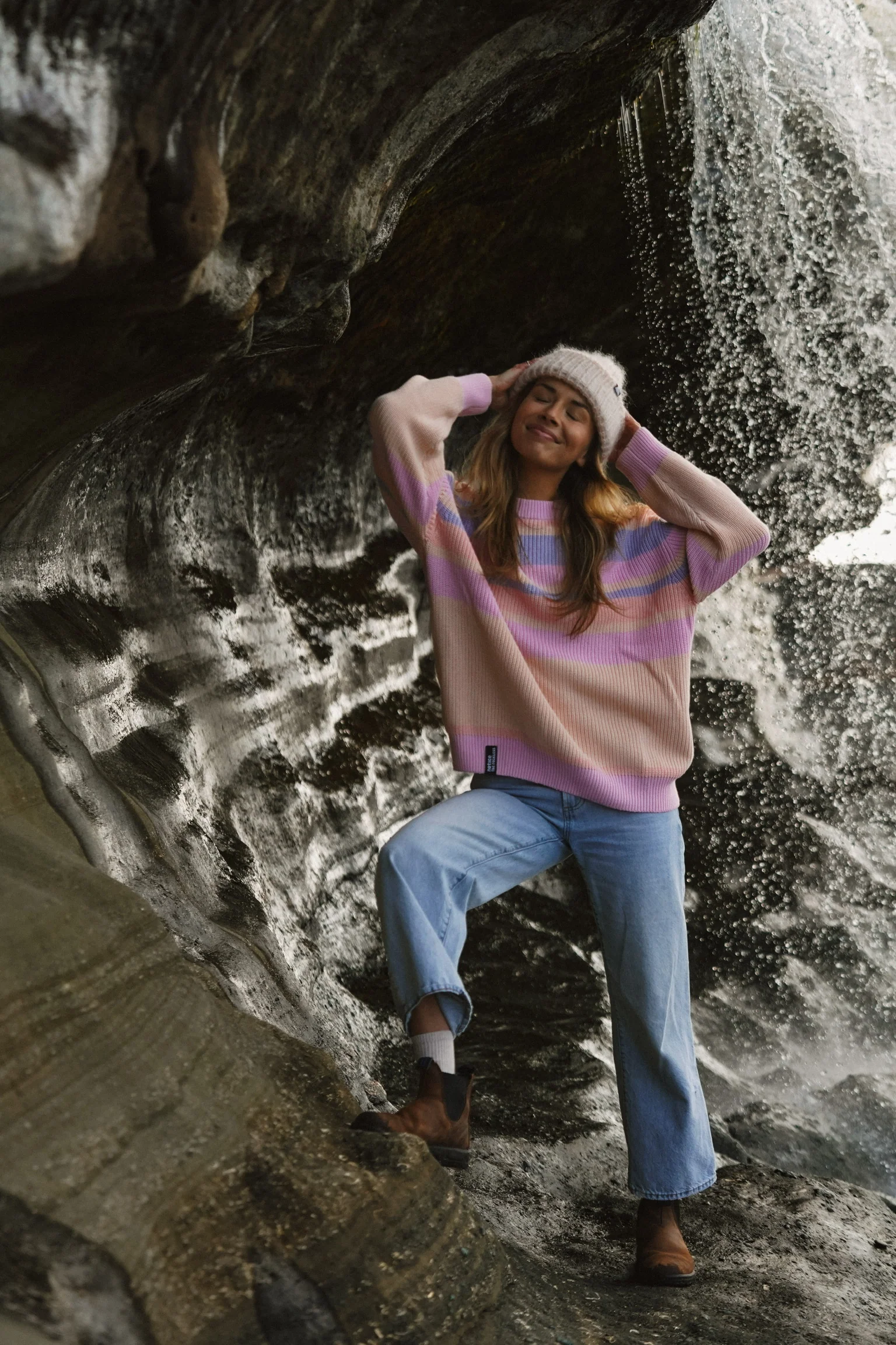 Peachy Knit Sweater - Image 2