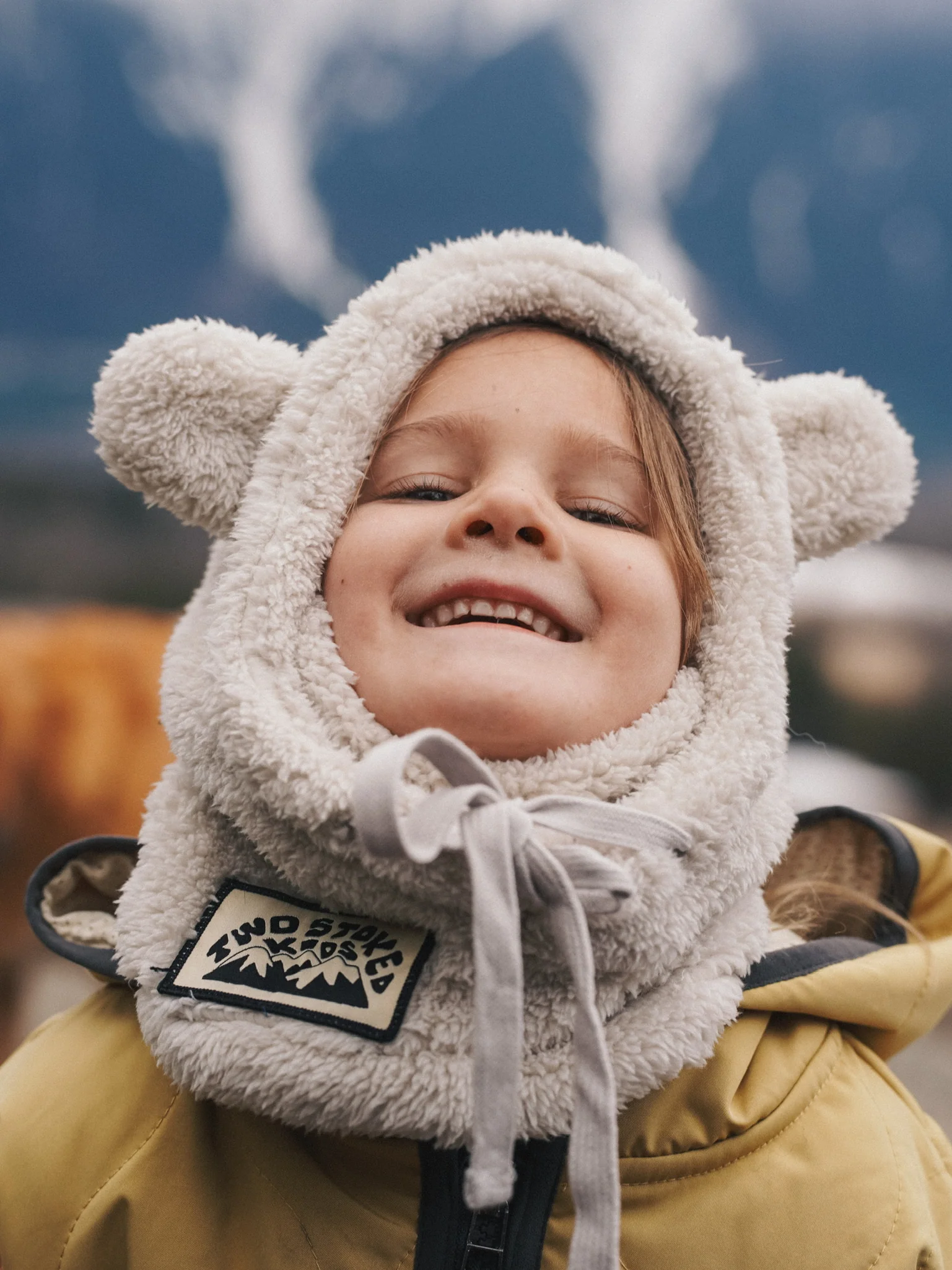 Polar Bear Kids Rider Hood - Image 2