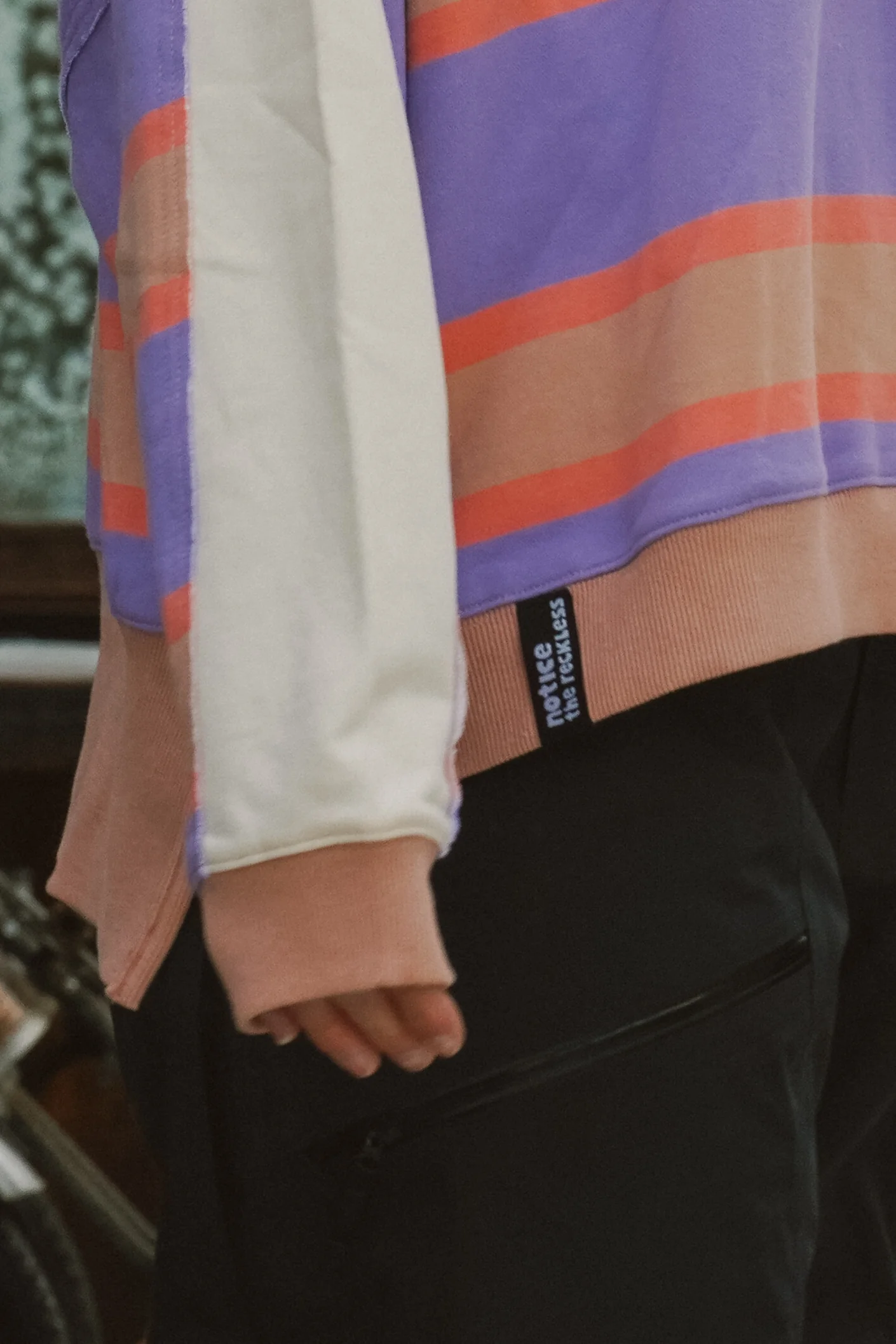 Retro Stripe Polo Shirt (B2B) - Image 3