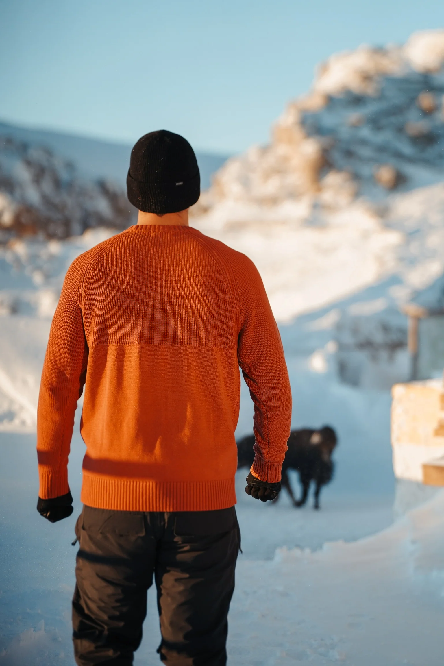Rust Men's Sweater - Image 2