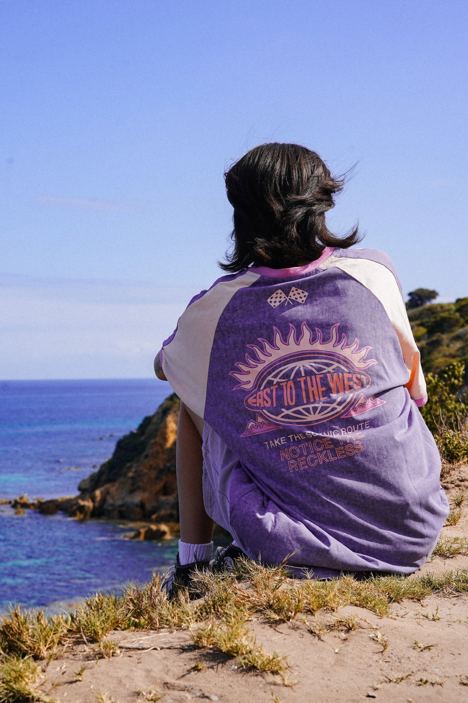 Scenic Route Raglan Oversized Tee (B2B) - Image 2