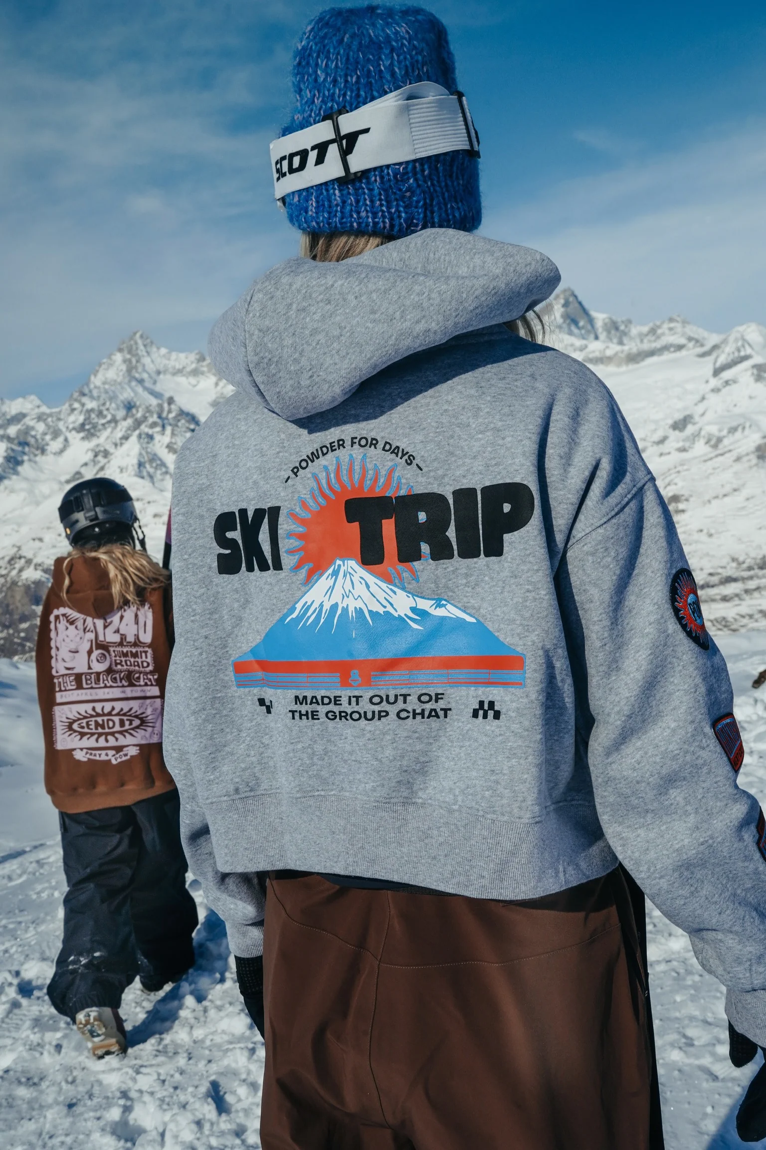 Ski Trip Cropped Hoodie (B2B)