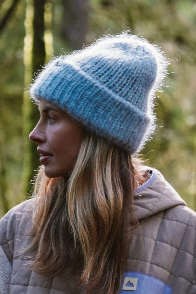 Slate Mohair Beanie - Image 2